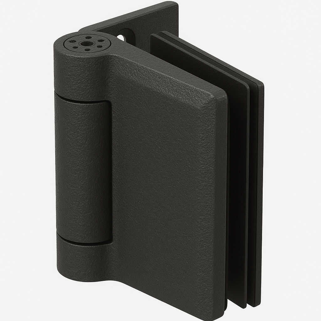 Spring Self - Closing Glass Door Hinge Set - Glassparts.ca