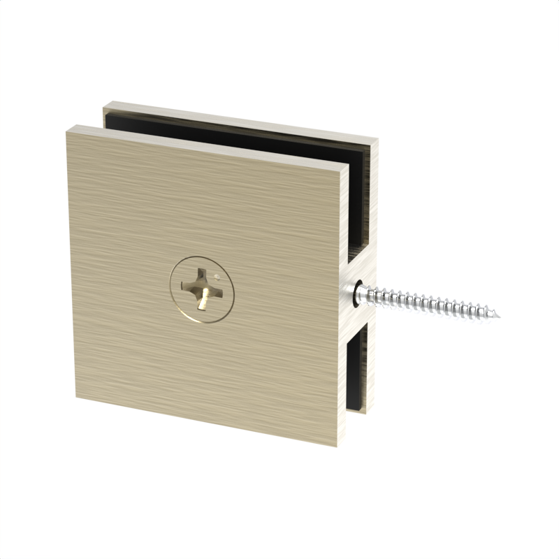 SQC186BBRZ - Square - Wall Mount - 180° Movable - Brushed Bronze
