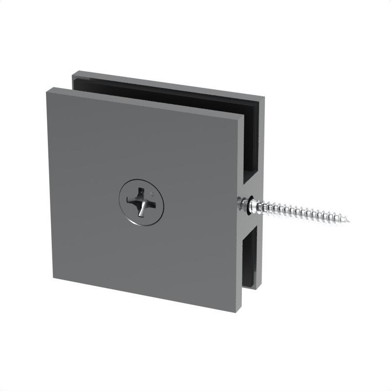 SQC186GM - Square - Wall Mount - 180° Movable - Gun Metal