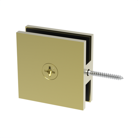SQC186PB - Square - Wall Mount - 180° Movable - Polished Brass