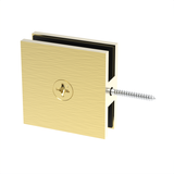 SQC186SB - Square - Wall Mount - 180° Movable - Satin Brass
