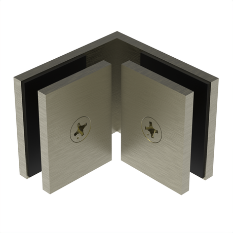 SQC90AB - Square - 90° Glass to Glass - Antique Brass