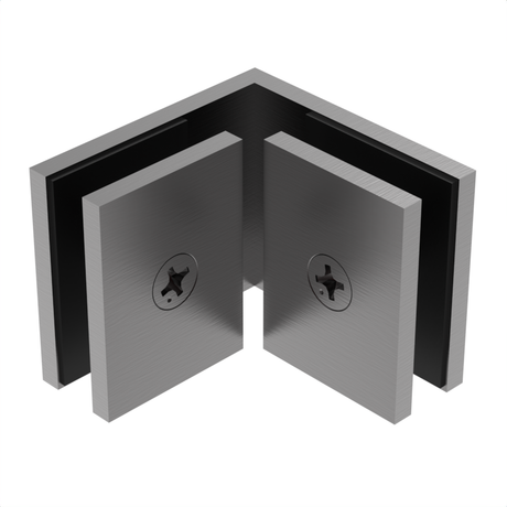 SQC90ORB - Square - 90° Glass to Glass - Oil Rubbed Bronze