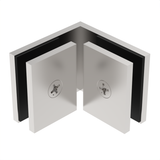 SQC90PN - Square - 90° Glass to Glass - Polished Nickel