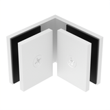 SQC90W - Square - 90° Glass to Glass - White