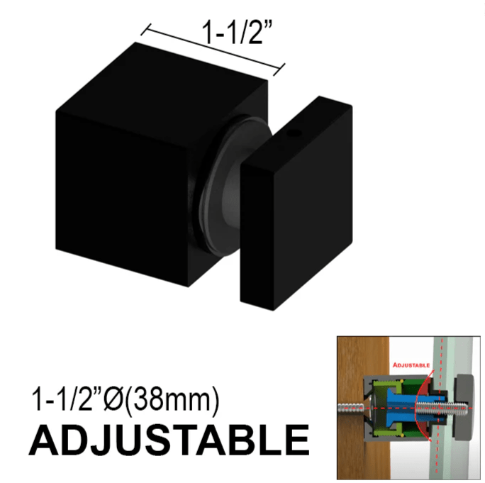 Standoffs - Arc Series - Square - Glassparts.ca