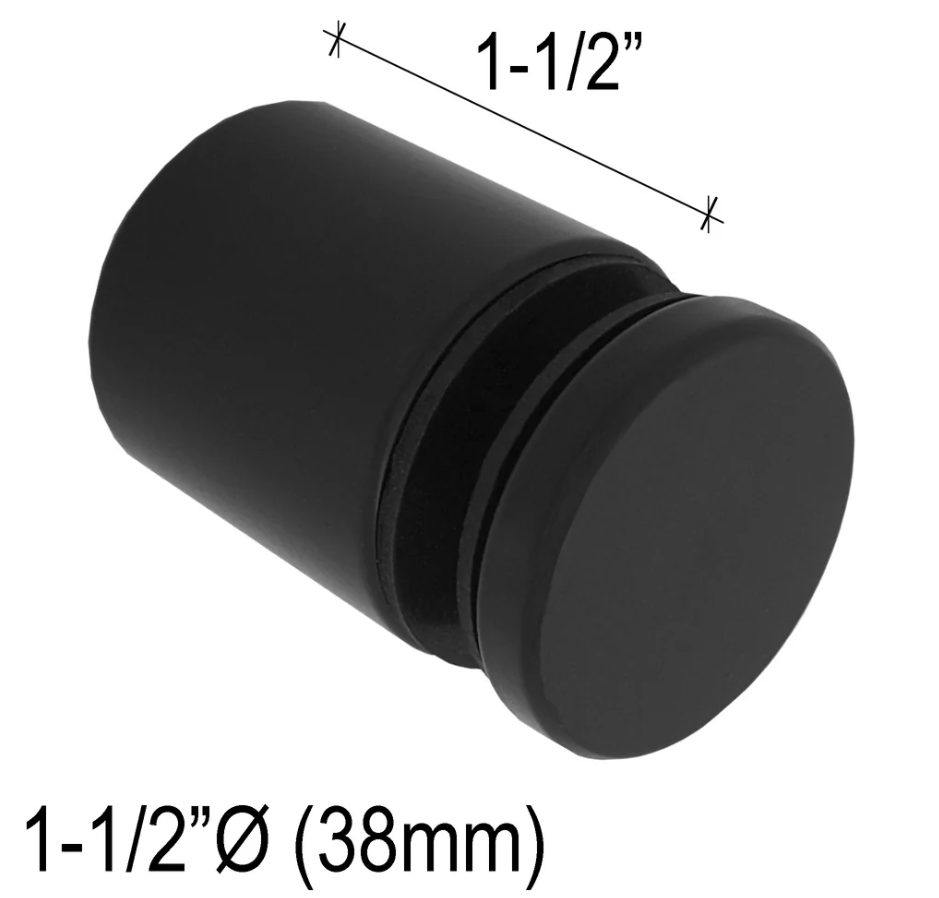Standoffs - Solid Round - 1/4¨ to 3 - 1/2¨ Base Height - Glassparts.ca