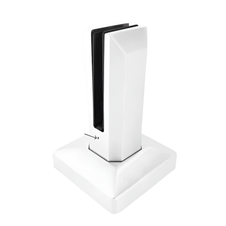 Titan Series Adjustable Spigot 6" & 8" - Square - Glassparts.ca