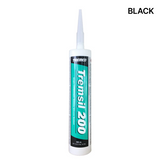 Tremco Tremsil 200 silicone sealant, black, 300 mL cartridge