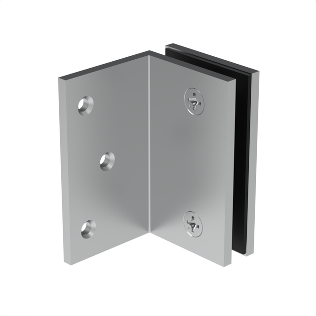 Square wall mount bracket WMB90CH - Chrome