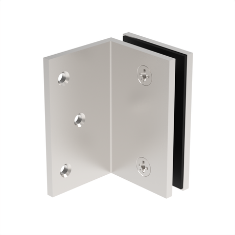 Square wall mount bracket WMB90PN - Polished Nickel