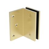 Square wall mount bracket WMB90SB - Satin Brass